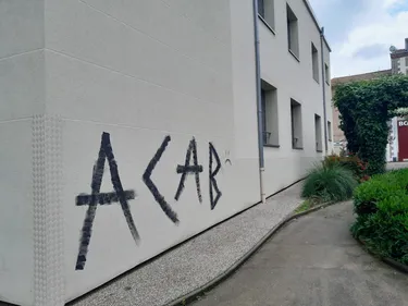Tarn: une série de tags à Mazamet en plusieurs lieux de la ville