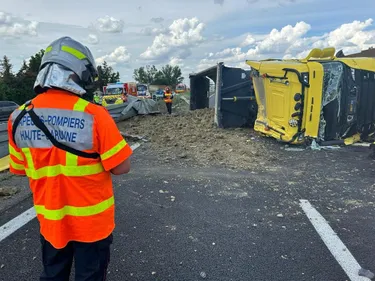 On frôle la tragédie à Muret : un camion traverse l'autoroute et...