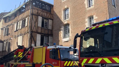 Incendie dans l'hyper-centre d'Albi. "On a entendu des cris, on a...