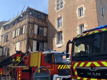 Incendie dans l'hyper-centre d'Albi. "On a entendu des cris, on a...