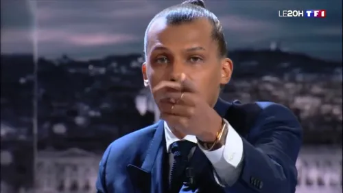 Le coup de génie de Stromae en plein JT