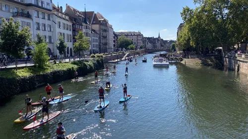 Strasbourg : la saison du stand up paddle est lancée