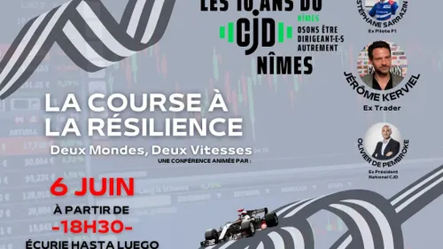 Jérôme Kerviel et la résilience pour les 10 ans du CJD Nîmes