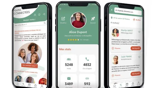 Toutes Connectées : l'appli locale des les cheffes d'entreprise