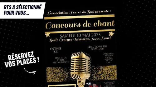 Ce concours de chant revient à Lunel, et il reste des places pour y...
