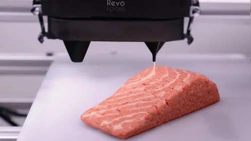 Manger 3D : Le Saumon qui Sort de l'Imprimante et Non de la Mer!