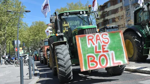 Nîmes : une manifestation pacifique des agriculteurs