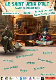 Saint Geniez D'Olt et d'Aubrac : 1er Festival du jeu "Le Saint Jeux...