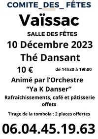 Vaïssac (82) : Thé Dansant et Tombola