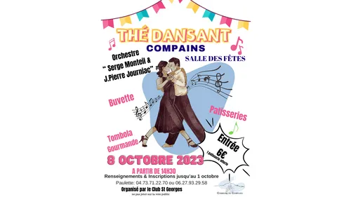 Compains (63) : Thé Dansant avec orchestre