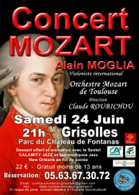 Concert MOZART au château de Fontanas à Grisolles
