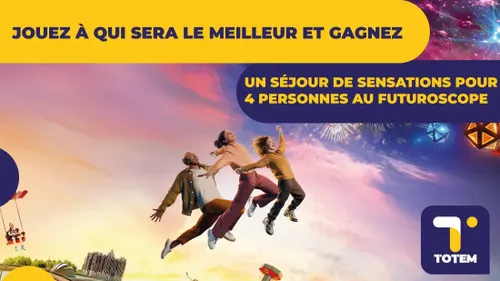 Gagnez votre séjour 2 jours et 2 nuits au Futuroscope !