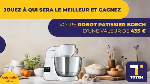 Gagnez un robot pâtissier Bosch d'une valeur de 435 € !