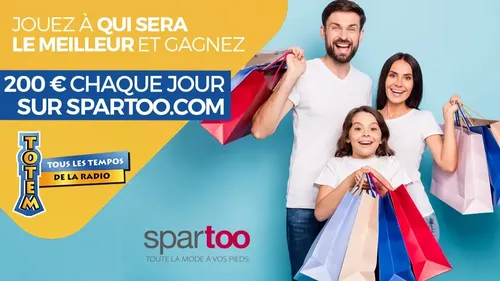 Gagnez tous les jours 200€ de shopping sur Spartoo.com