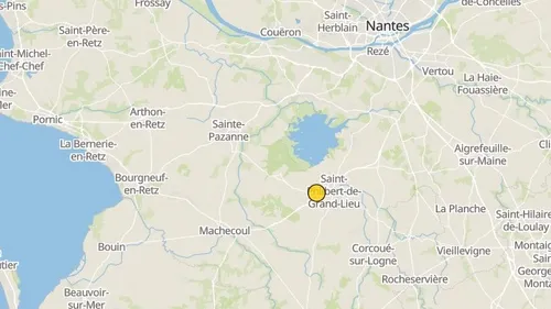 Un séisme de magnitude 2,6 au sud de Nantes