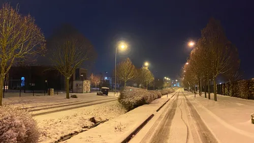 L’Eure sous la neige ce matin, danger sur les routes 