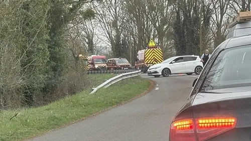 Dollon : sur la D52, la collision fait deux blessés