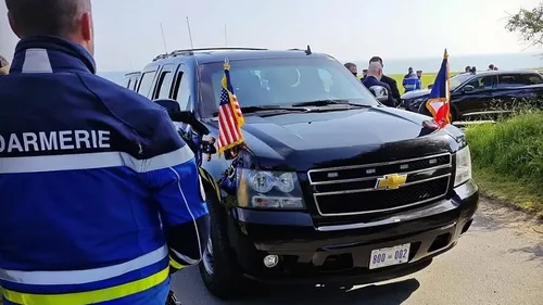 Les gendarmes sarthois escortent le président des Etats-Unis