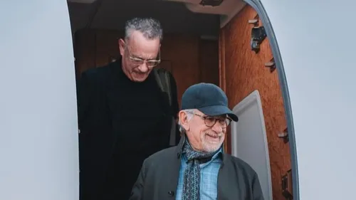 80e anniversaire du D-Day :  Tom Hanks et Steven Spielberg aperçus...