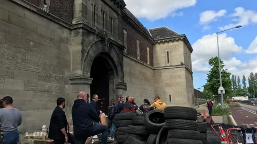 Fourgon braqué à Incarville : blocage en cours à la prison de Rouen
