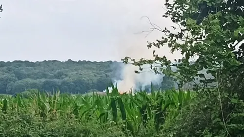 Sainte-Sabine-sur-Longève : le hangar agricole prend feu