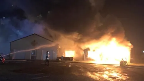 Quarante pompiers mobilisés sur un incendie à Moult