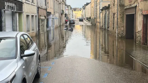 Haut Anjou : l'Oudon est sorti de son lit