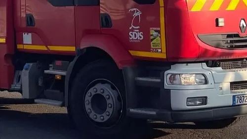 Aux portes de Caen, la voiture finit sur le toit