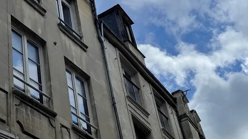 Caen : feu d'appartement dans le centre-ville historique