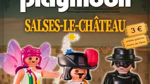 Exposition de 10 000 Playmobil à Salses-le-Château ce week-end