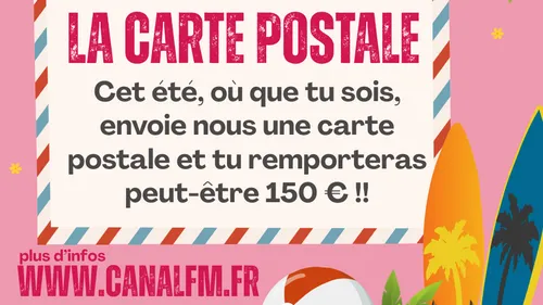 La carte Postale Canal fm
