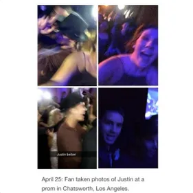 Justin Bieber se tape l’incruste dans un bal de promo