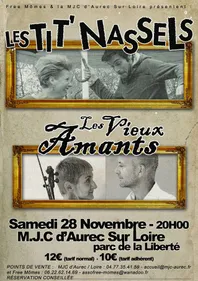 Les Tit’ Nassels et Les Vieux Amants en concert à Aurec-sur-Loire
