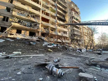 Ukraine : Kiev bombardée en pleine visite du secrétaire général de...