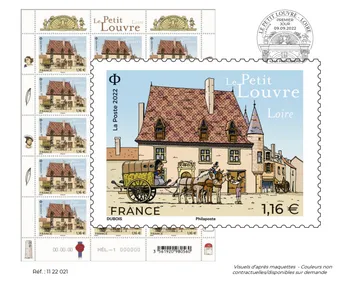 Un timbre inédit dédié à l’ancien Relais de Poste du Petit Louvre...