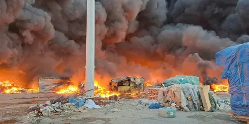 Incendie contrôlé dans le deuxième port du Soudan