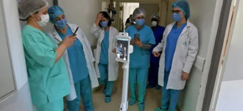 En Tunisie, un robot pour aider les soignants face au coronavirus