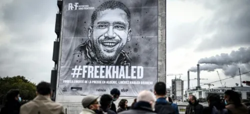 #FreeKhaled: RSF dévoile une bâche géante à Paris en soutien au...