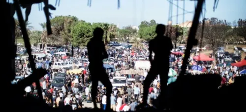 L'ancien QG de Kadhafi, squatté par des dizaines de familles