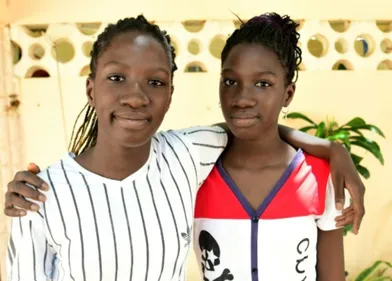 Sénégal: jumelles bachelières à 13 ans, elles rêvent de génie civil