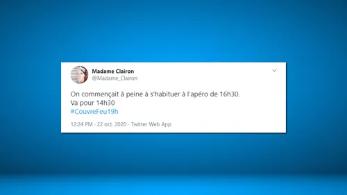 Couvre-feu à 19h ? Les tweets les plus drôles !