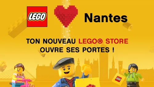 Nantes : ouverture d’un Lego store au centre commercial Atlantis