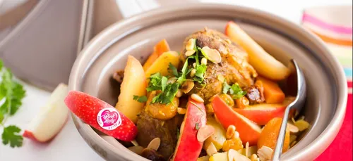 [RECETTE] Tajine d'agneau aux pommes Pink Lady et aux fruits secs