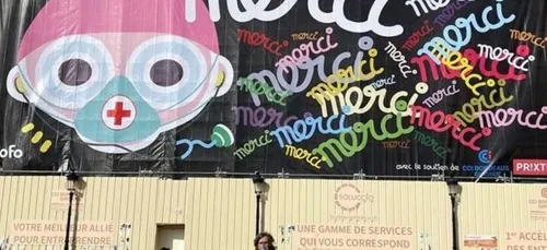 Bordeaux : une "explosion de mercis" pour le personnel soignant