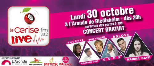 Revivez le Cerise FM Live du 30/10/2017 !