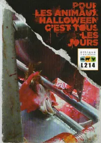 Halloween sanglant avec L214 à Reims, à Charleville-Mézières