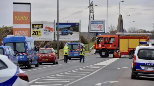 Importante fuite de gaz au pont de Witry à Reims