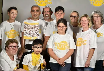 Une tarte au suc' géante au profit du Téléthon