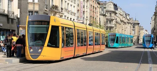 Une nouvelle station de tram Reims-Bezannes