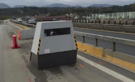 Un radar chantier sur la RD944